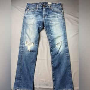 AG Adrian Goldschmied Mens Jeans Matchbox Slim Straight Jeans – Size 32